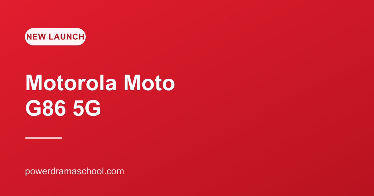 Motorola Moto G86 5G
