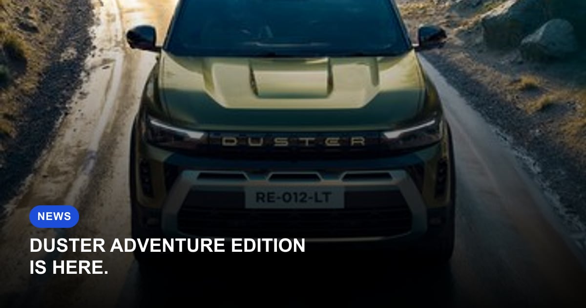 Renault Duster Adventure Edition Launched in India at ₹12.99 Lakh