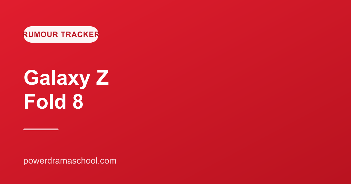 Samsung Galaxy Z Fold 8