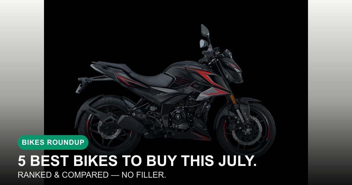 Top 5 Bikes to Buy in July 2026