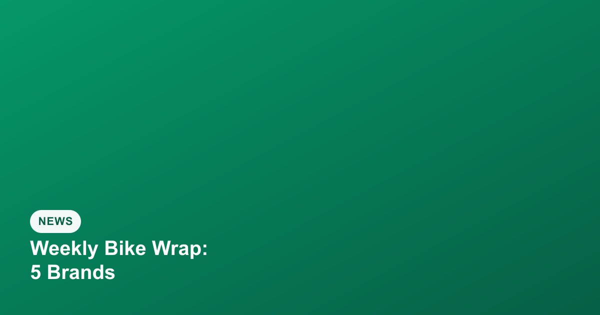 Weekly Bike Wrap: Kawasaki, Aprilia, KTM, Royal Enfield and TVS Updates