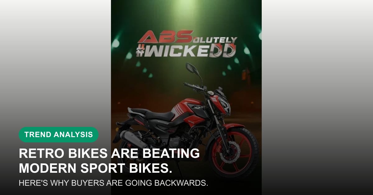 Why Retro-Styled Motorcycles Are Outselling Modern Sport Bikes